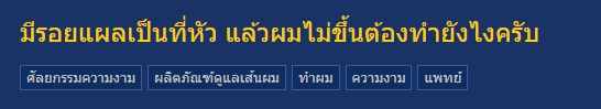 แผลเป็นบนหนังศีรษะ,รอยแผลเป็นที่หัว,ปลูกผม,รีวิวปลูกผม,ปลูกผมHairClinique,ปลูกผมSLC